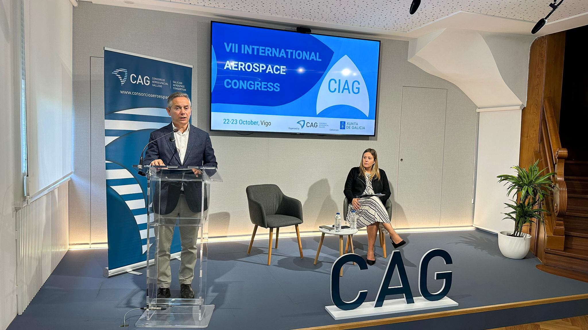 Presentación VII Congreso Internacional Aeroespacial en Vigo