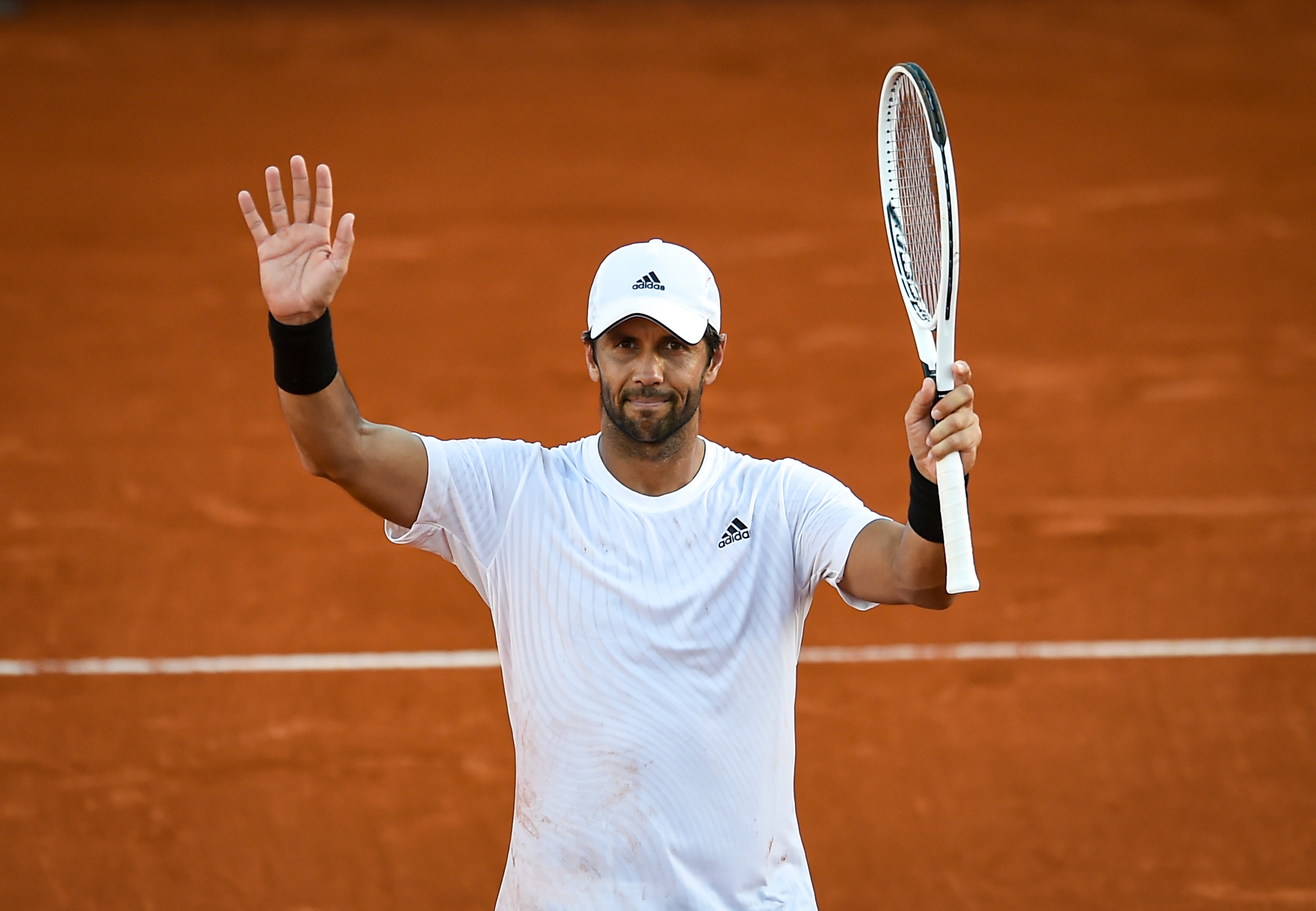 Fernando Verdasco celebra la victoria en un partido del Abierto de Argentina