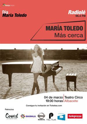 Desde hoy podrás conseguir las invitaciones para ver a María Toledo