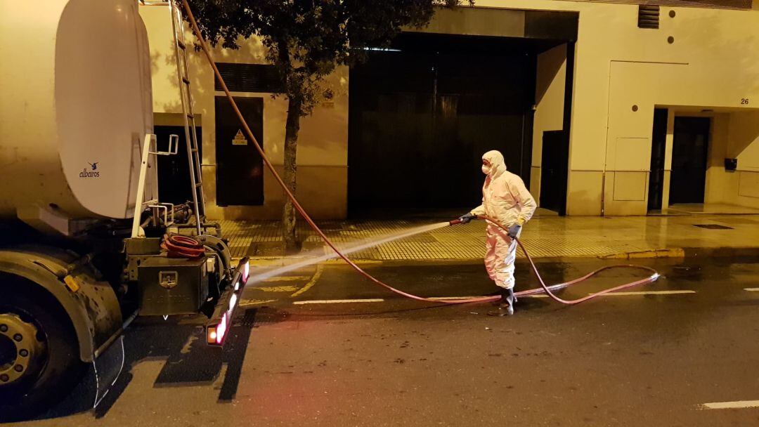 Limpieza calles de la ciudad de Castelló