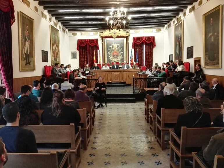 Una imagen del pleno de mes de enero