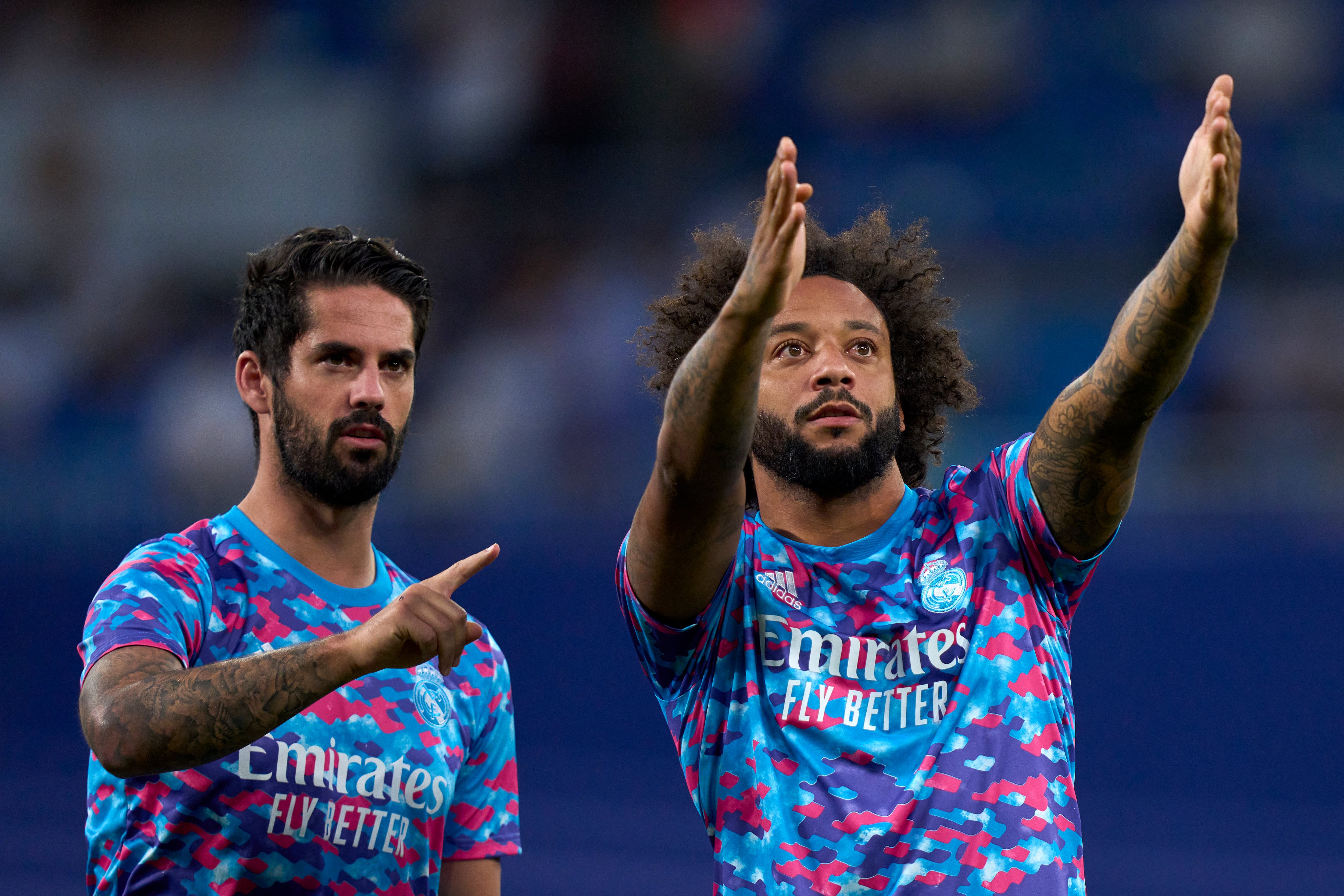 Isco y Marcelo, durante un partido de esta temporada.