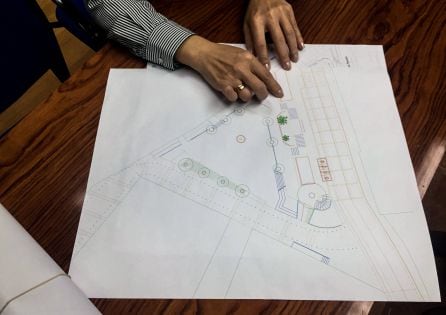 Planos de la nueva plaza del Pósito.