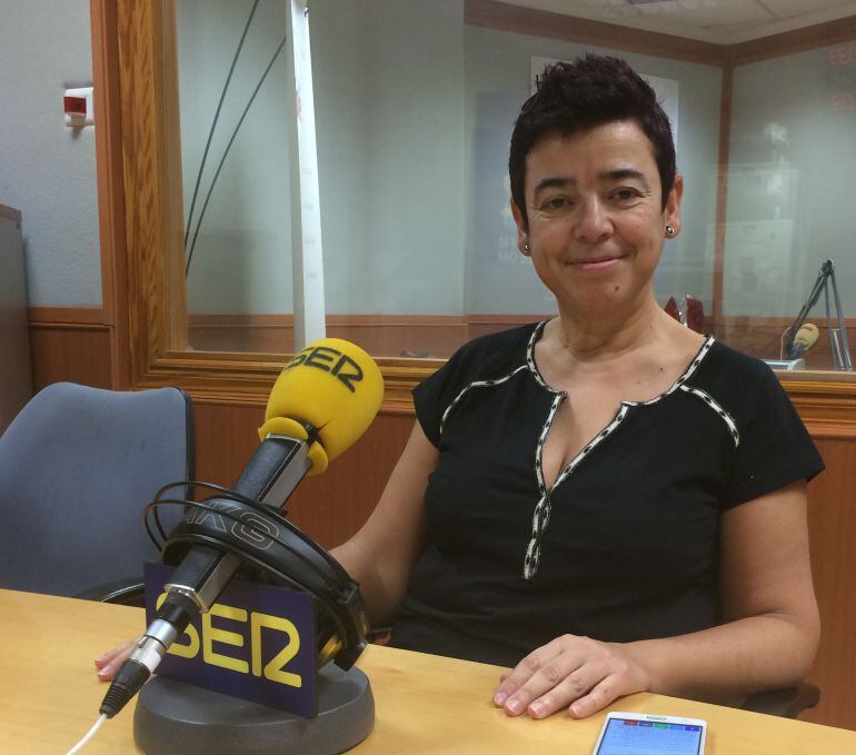 María José Aguilar, en Radio Albacete