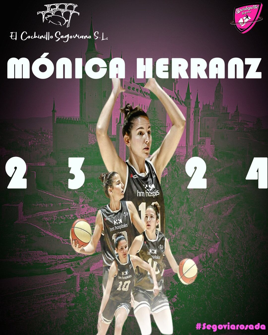 El Cochinillo Segoviano cierra su plantilla con el fichaje de la madrileña Mónica Herranz