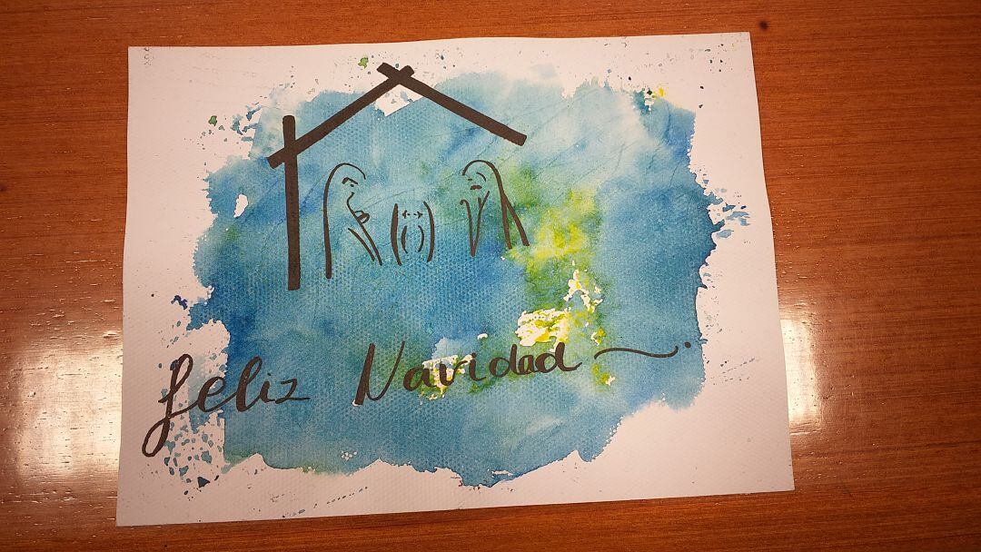 Mejor tarjeta navideña, con la que la Semana Santa felicitará la Navidad, realizada por Lucía Soler Balaguer 
