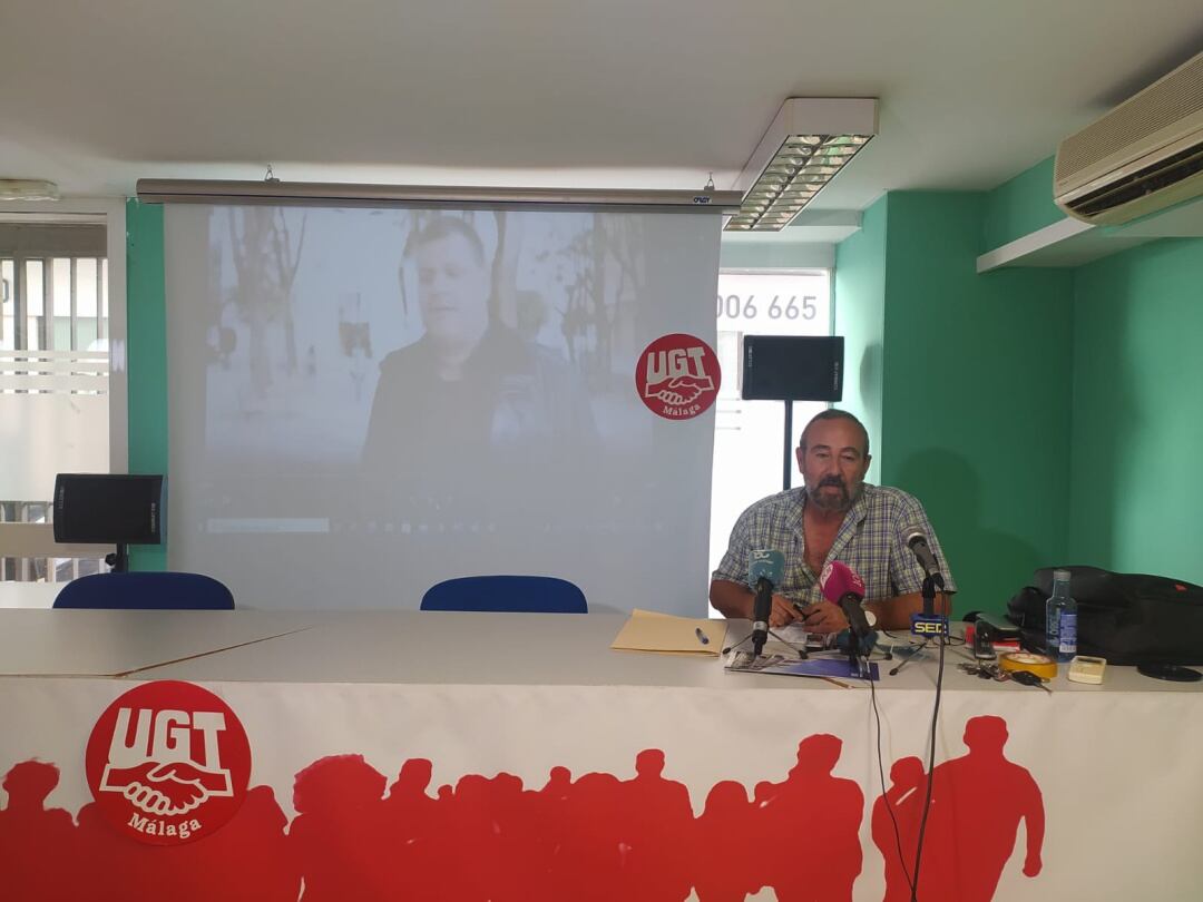 Vicente Sandoval, secretario de Salud Laboral y Cambio Climático en UGT Málaga. 