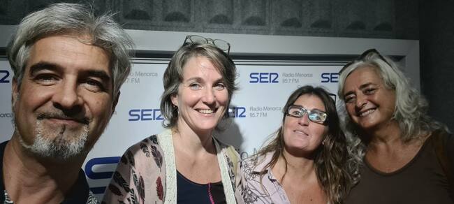 D'esquerra a dreta; Lluís Soler, Mariona Vilaseca, Fàtima Anglada i Anna Miquel