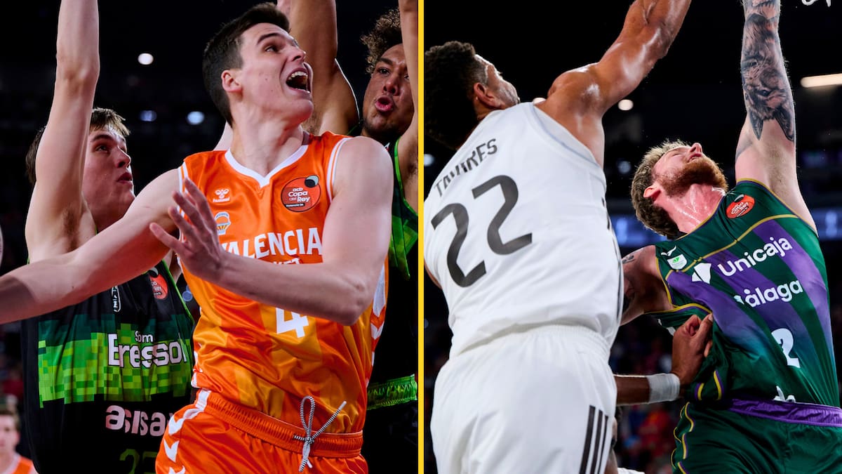 Real Madrid y Valencia Basket, primeros semifinalistas de la Copa del Rey celebrada en el Roig Arena