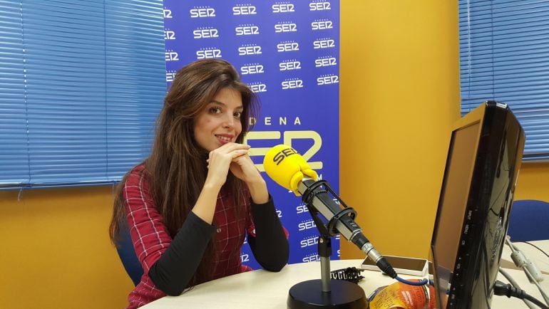 Soleá Morente en los estudios de Radio Granada