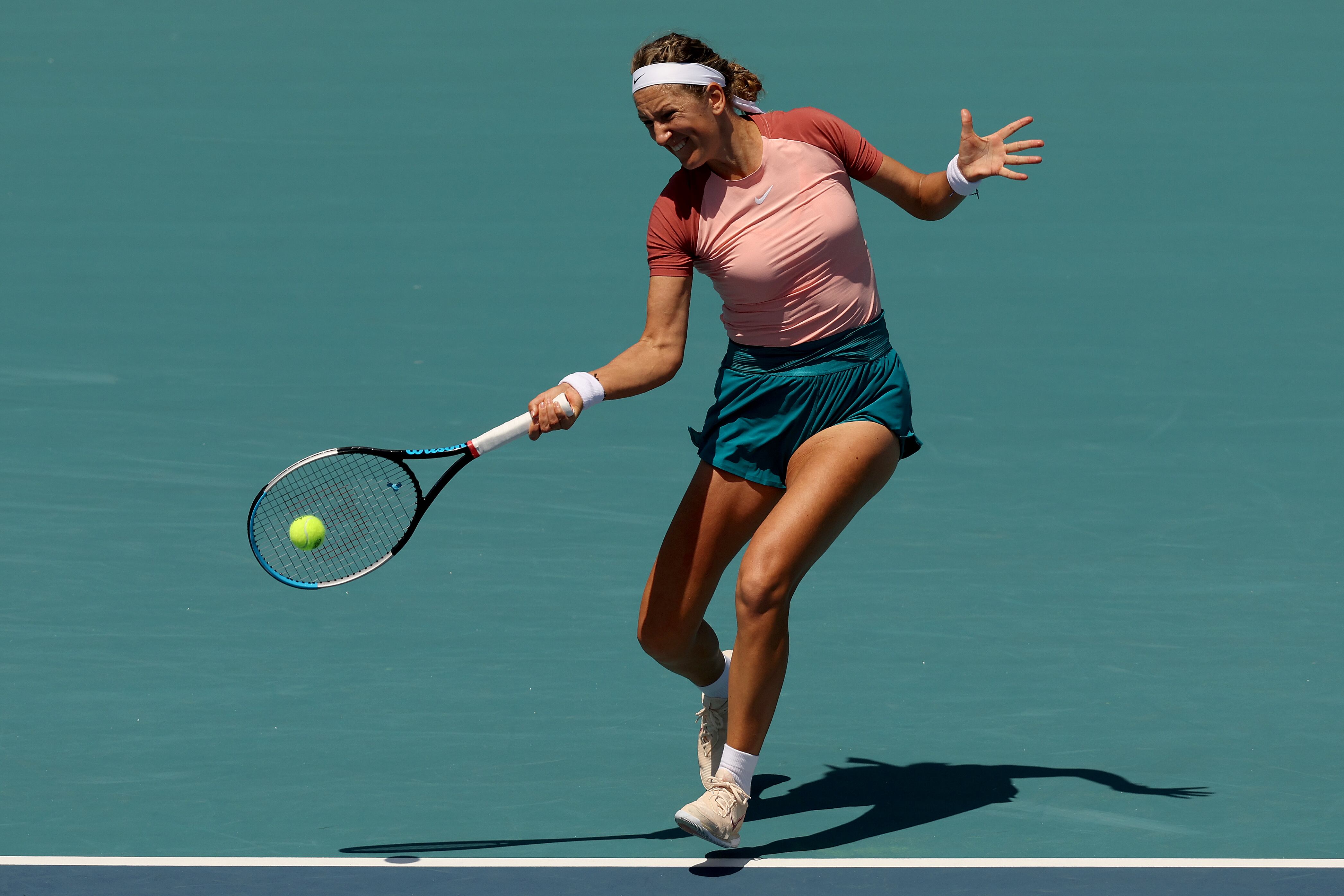 Victoria Azarenka, durante el Abierto de Miami