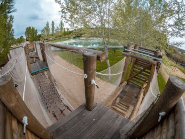 El nuevo parque multiaventura, visto desde arriba