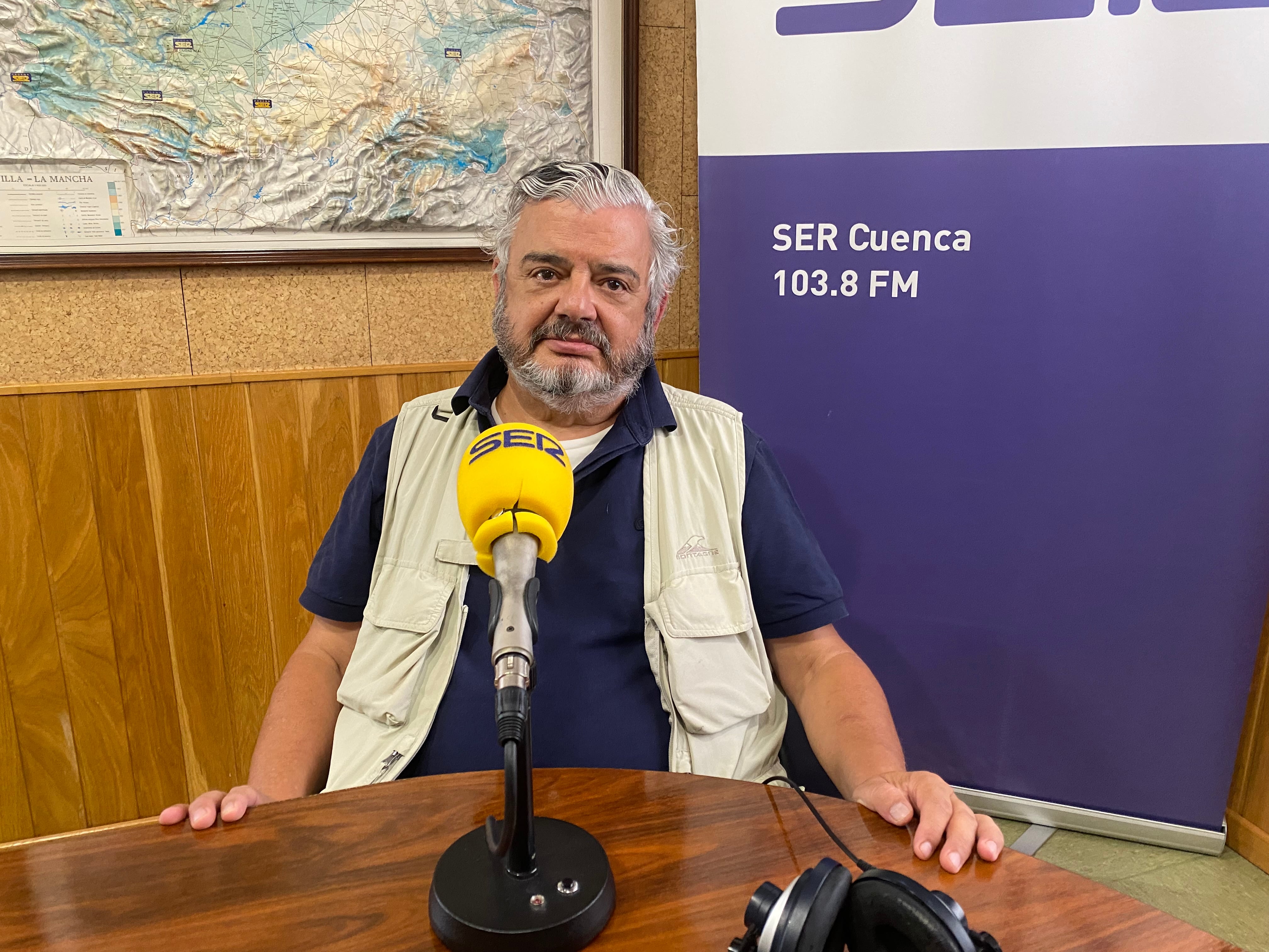 Fernando Casanova, miembro del grupo promotor del Reto 1213 de Cruz Roja en Cuenca y presidente de la Asamblea Local de Motilla del Palancar.