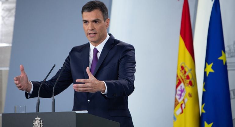 El presidente del Gobierno Pedro Sánchez.