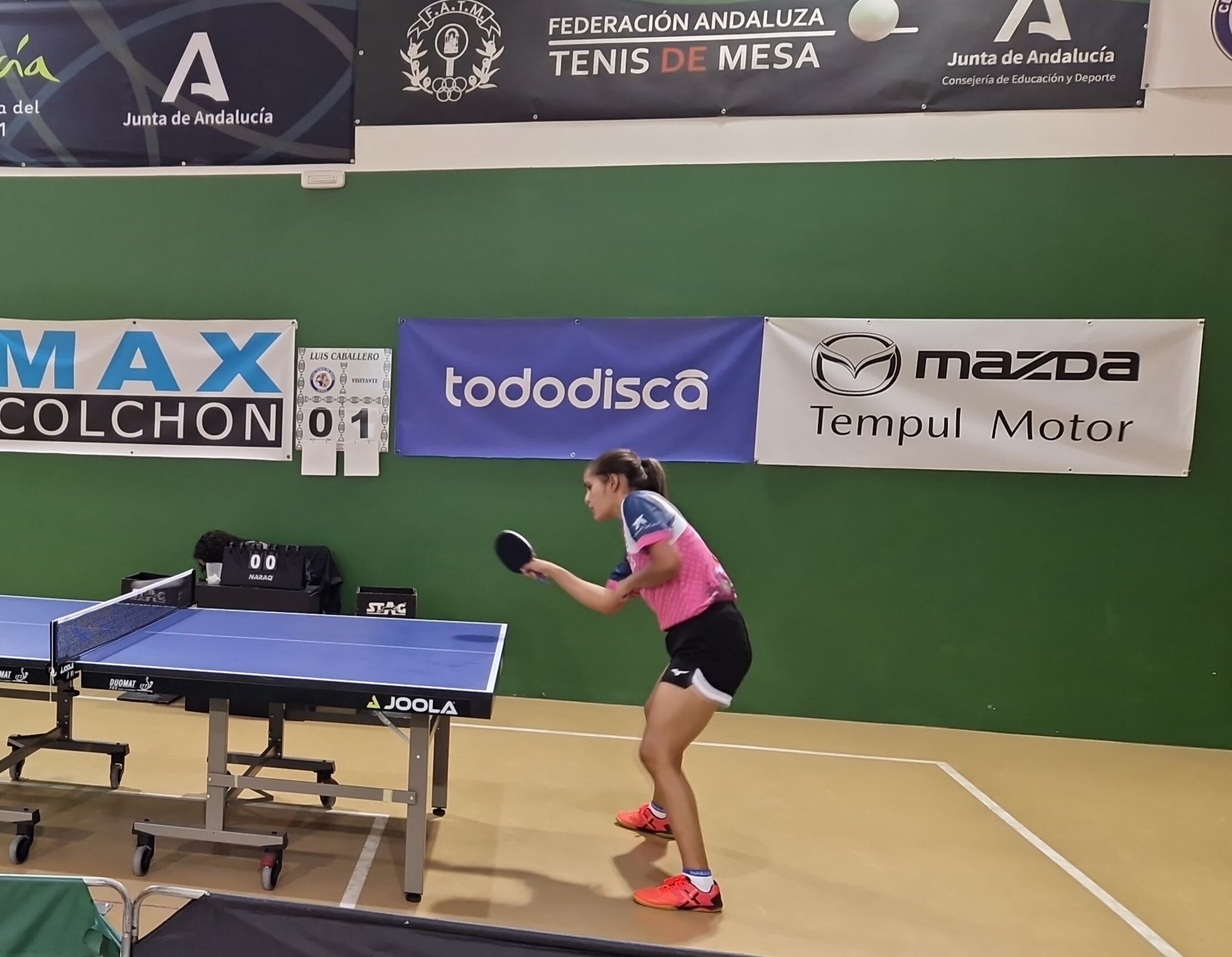 Jugadora del CTM Jerez