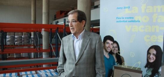Antoni Sansalvadó, president de la Fundació Banc dels Aliments