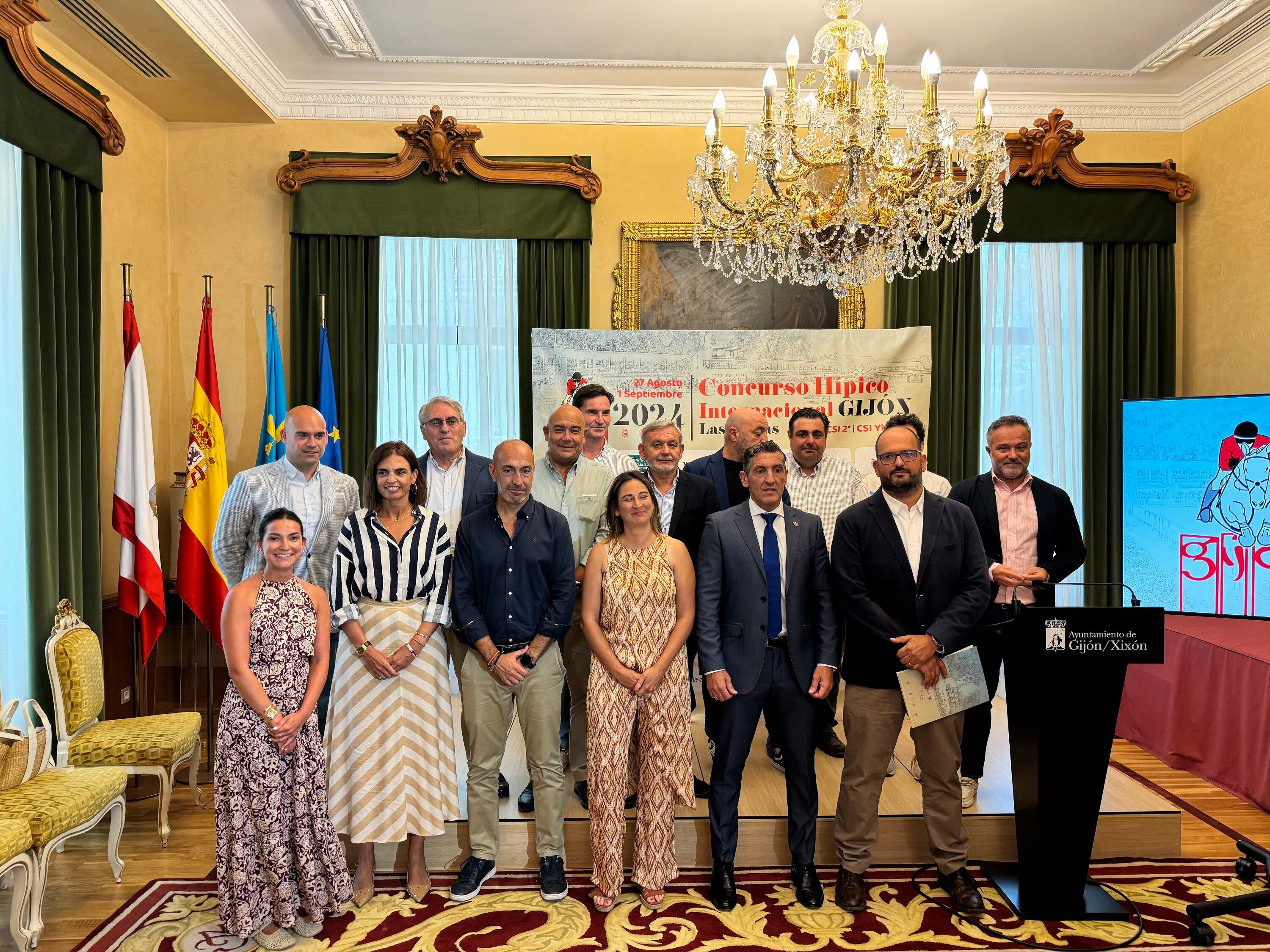 Presentación del Concurso Hípico de Gijón 2024.