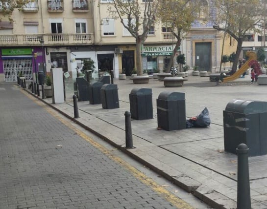 Contenedores soterrados en Patraix