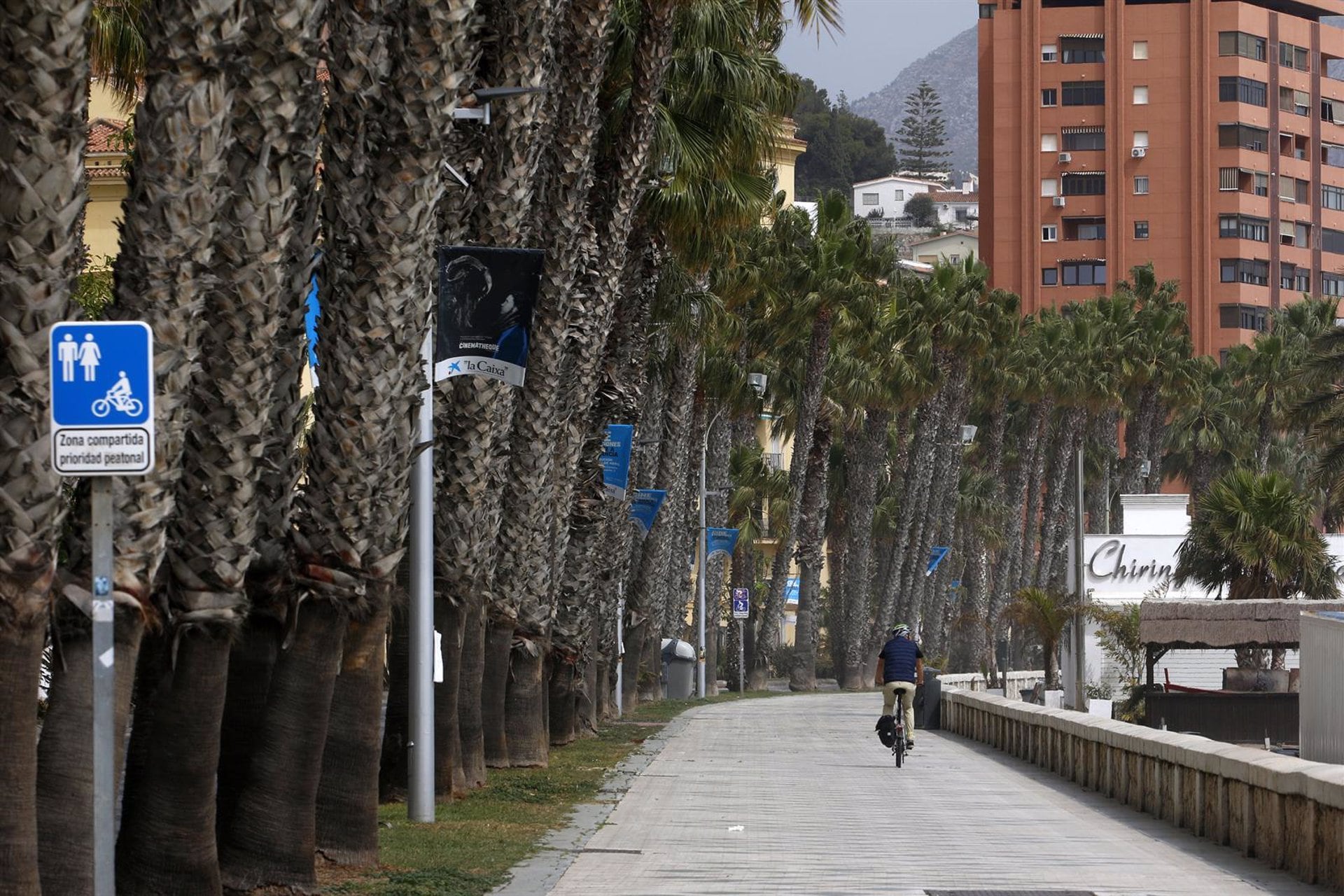 Vista de la playa de La Malagueta