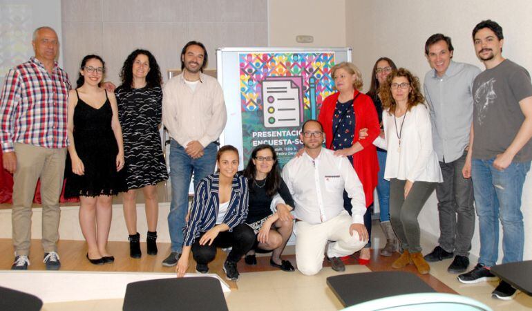 El alcalde de Valdemoro, Serafín Faraldos, durante la presentación de la encuenta entre adolescentes.