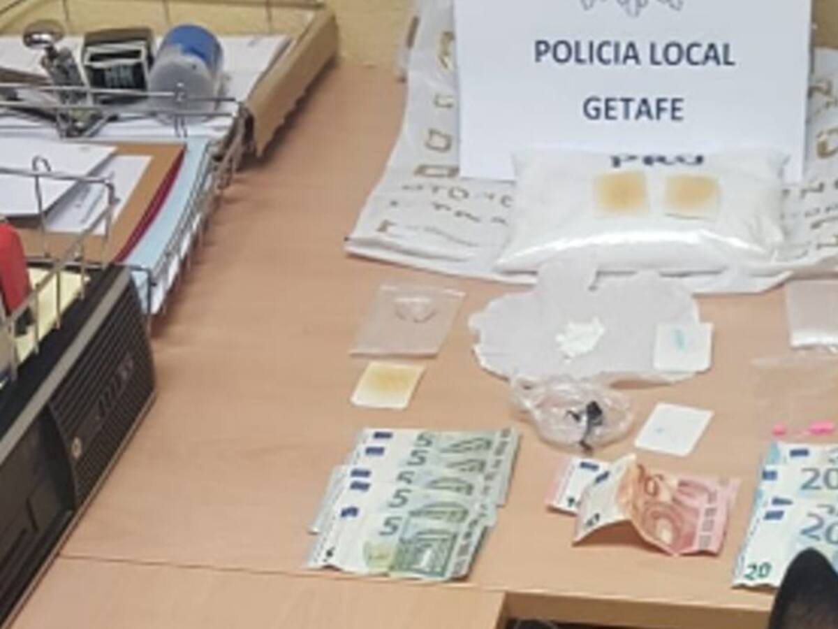 Detenido en Getafe con un kilo de anfetaminas