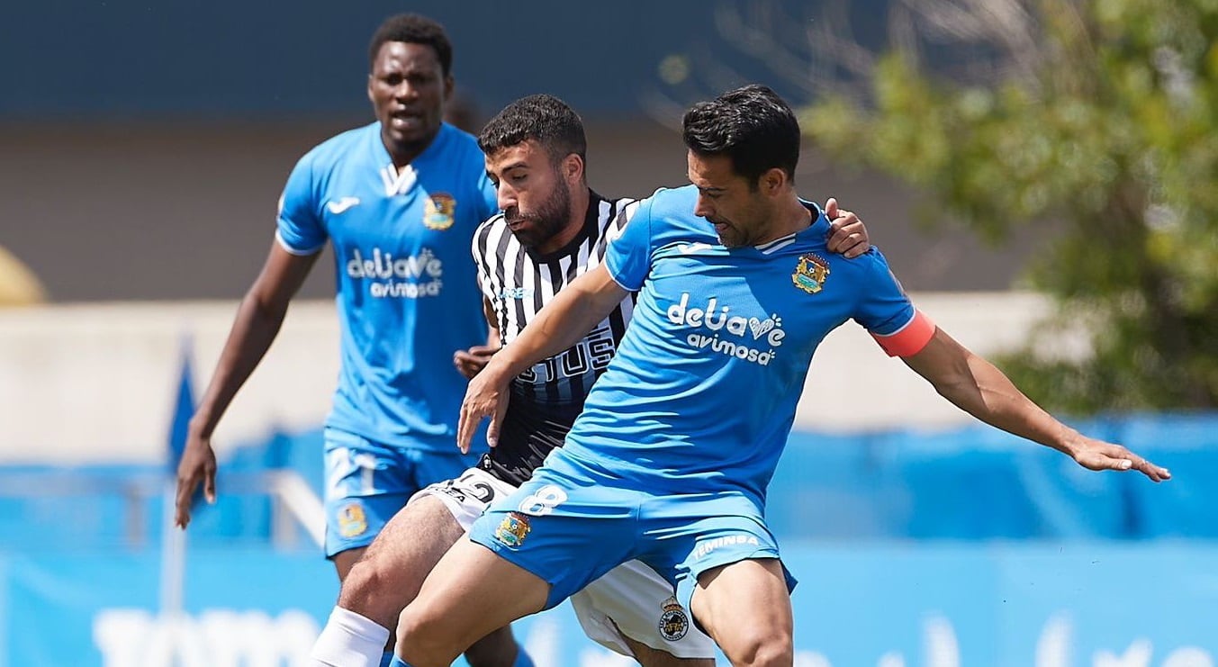 Un momento del partido