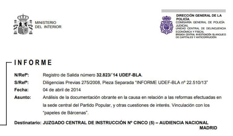 La SER publica los dos informes de la UDEF y el de la IGAE que la Audiencia Nacional ha vetado esta semana a la comisión de investigación del Congreso de los Diputados sobre la presunta financiación ilegal del PP.