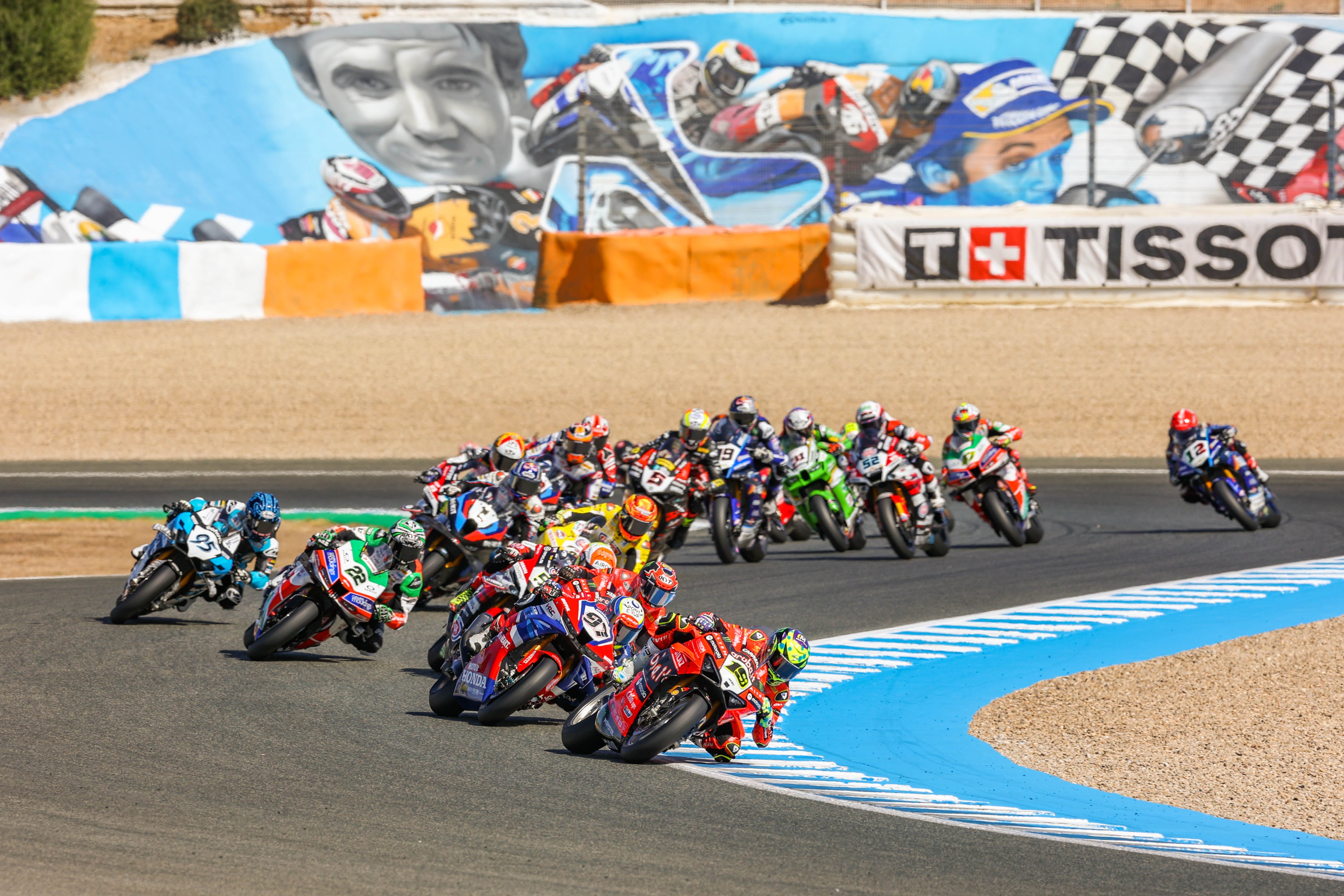Carrera del Mundial de Superbike en el Circuito de Jerez