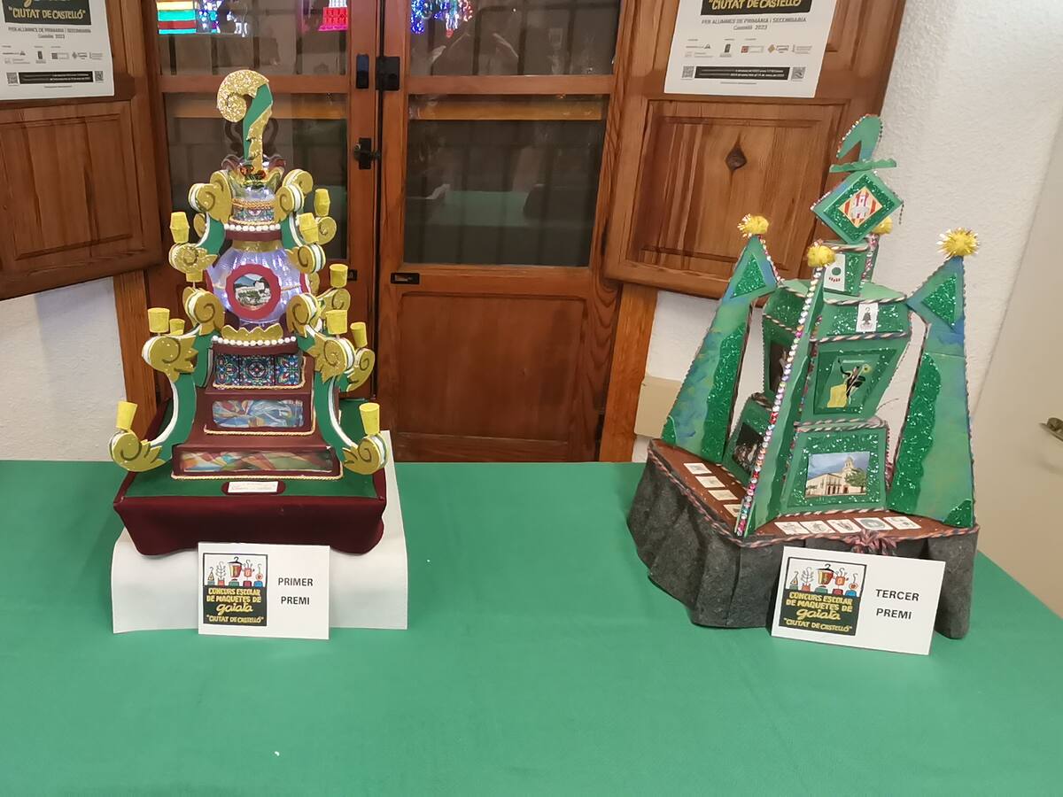 Exposición maquetas de Gaiatas escolares Magdalena 2023