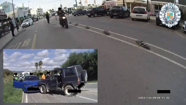 Imagen de la Policía Local sobre algunas incidencias durante las fiestas