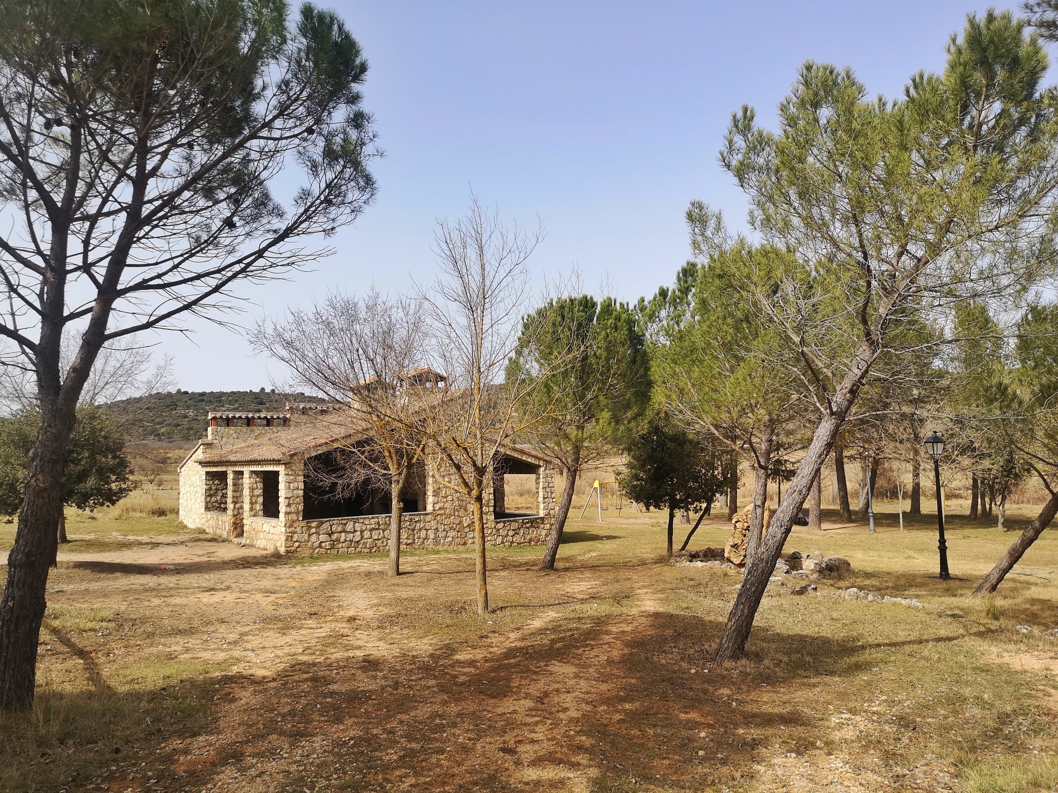 Merendero en el paraje de Fuenmaría, en Landete.