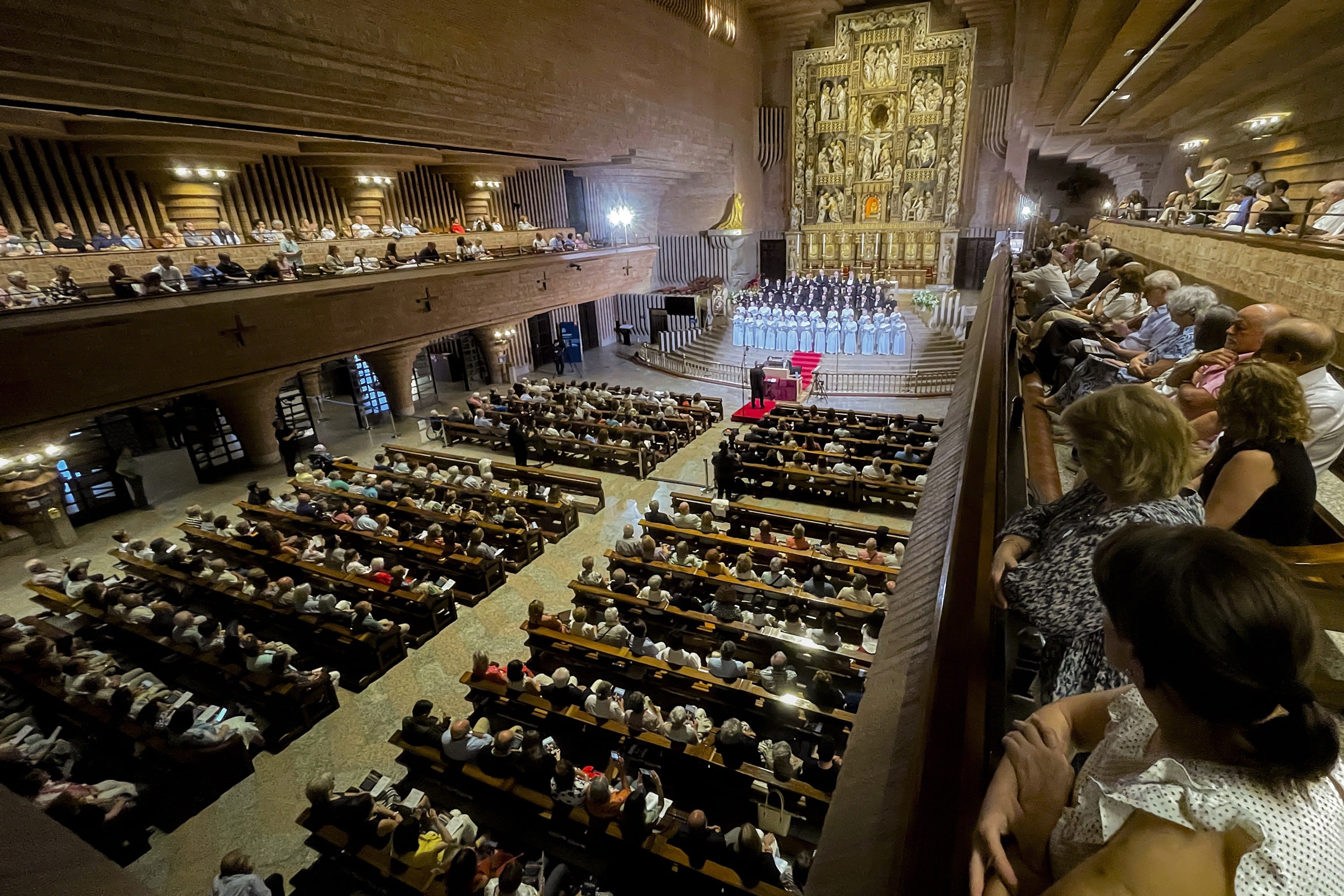 Concierto del Orfeón Donostiarra 2025 en Torreciudad