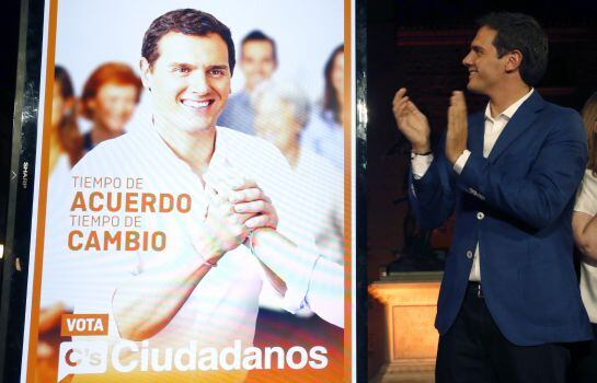 El candidato a la presidencia del gobierno por Ciudadanos, Albert Rivera.