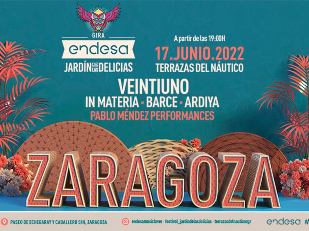 El Jardín de las Delicias llega a Zaragoza con Endesa Music Lover