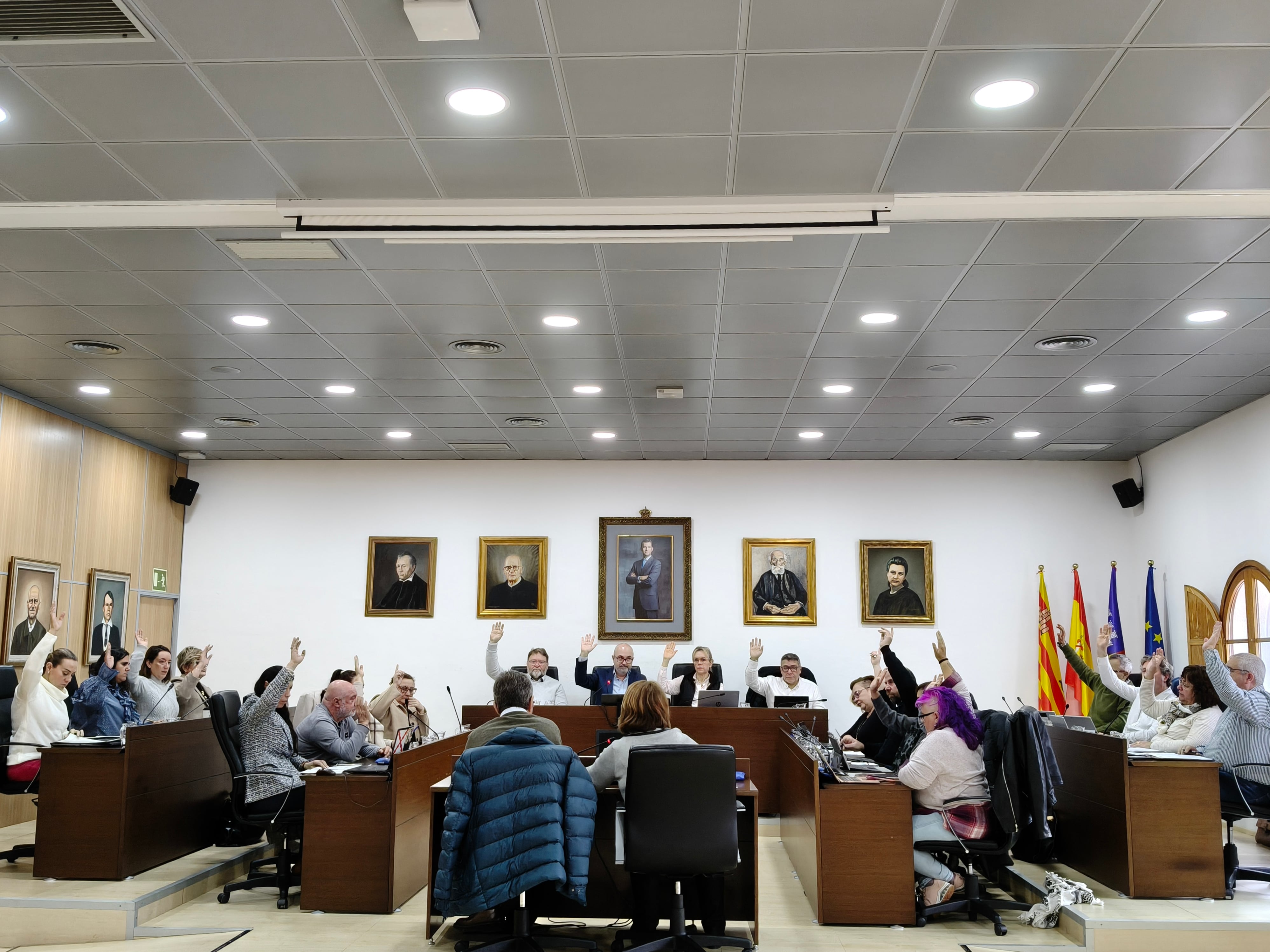 Imagen del pleno de Sant Josep