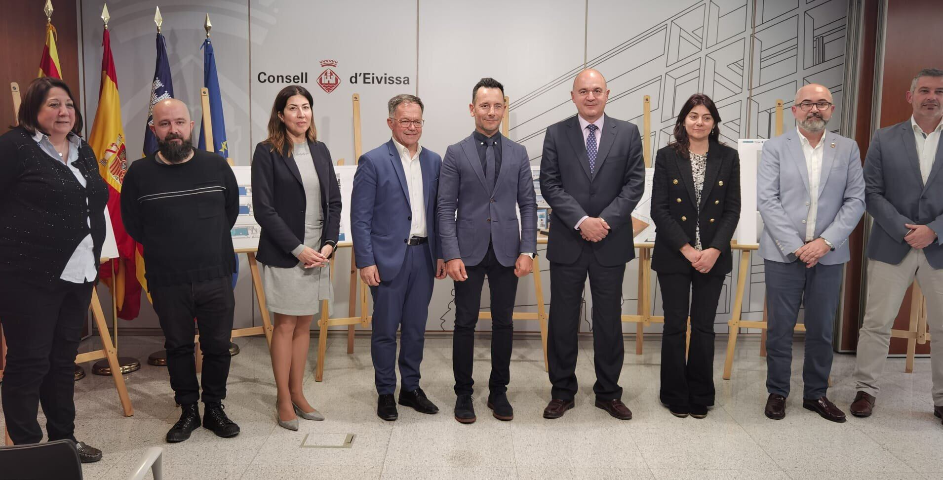 Un momento durante la presentación del proyecto