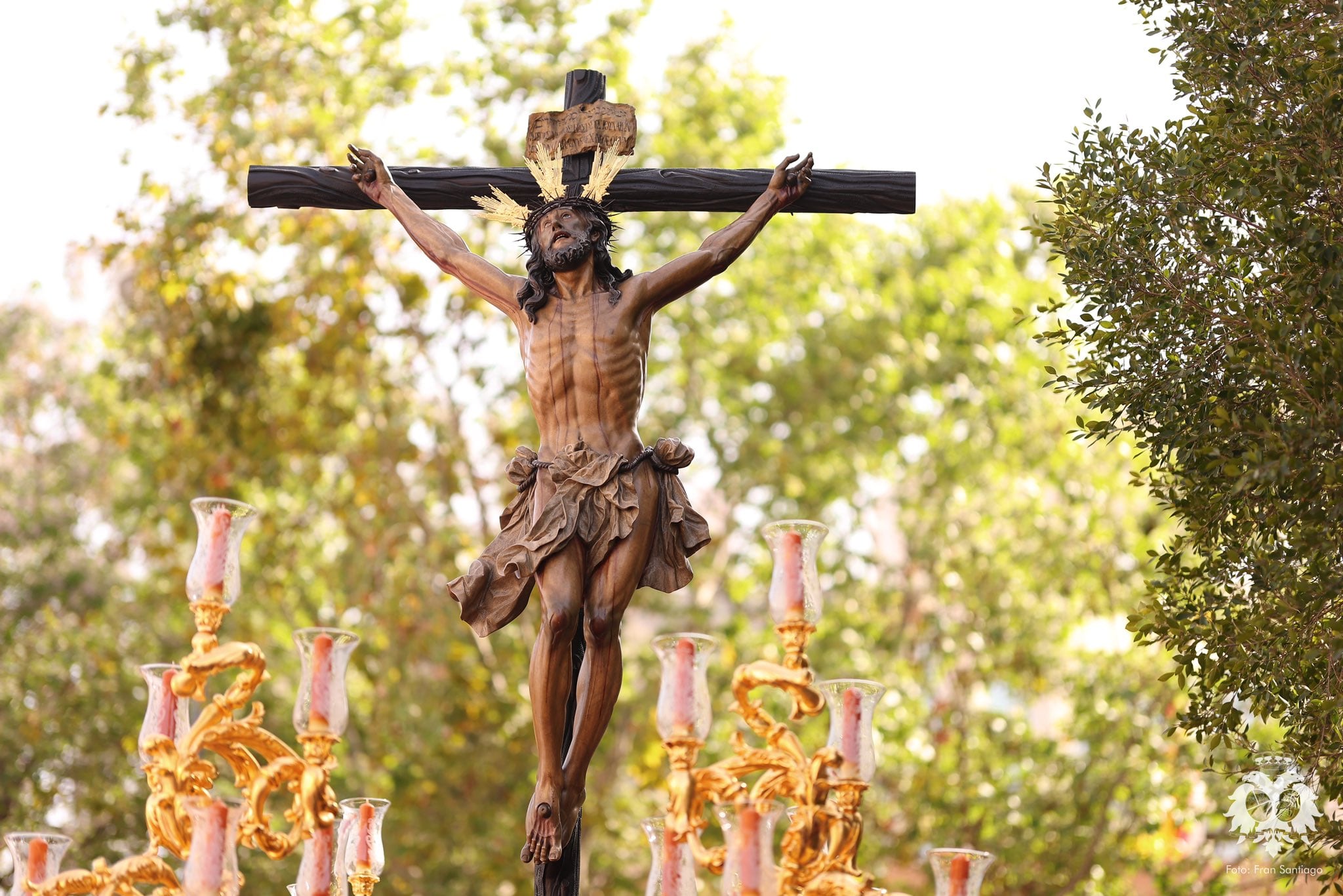 El Cristo de la Expiración, El Cachorro de Triana, en su salida del último Santo Entierro Grande