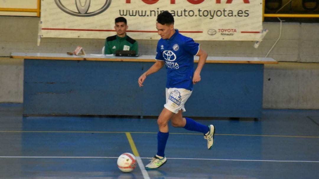 Samuelito durante un partido la pasada temporada