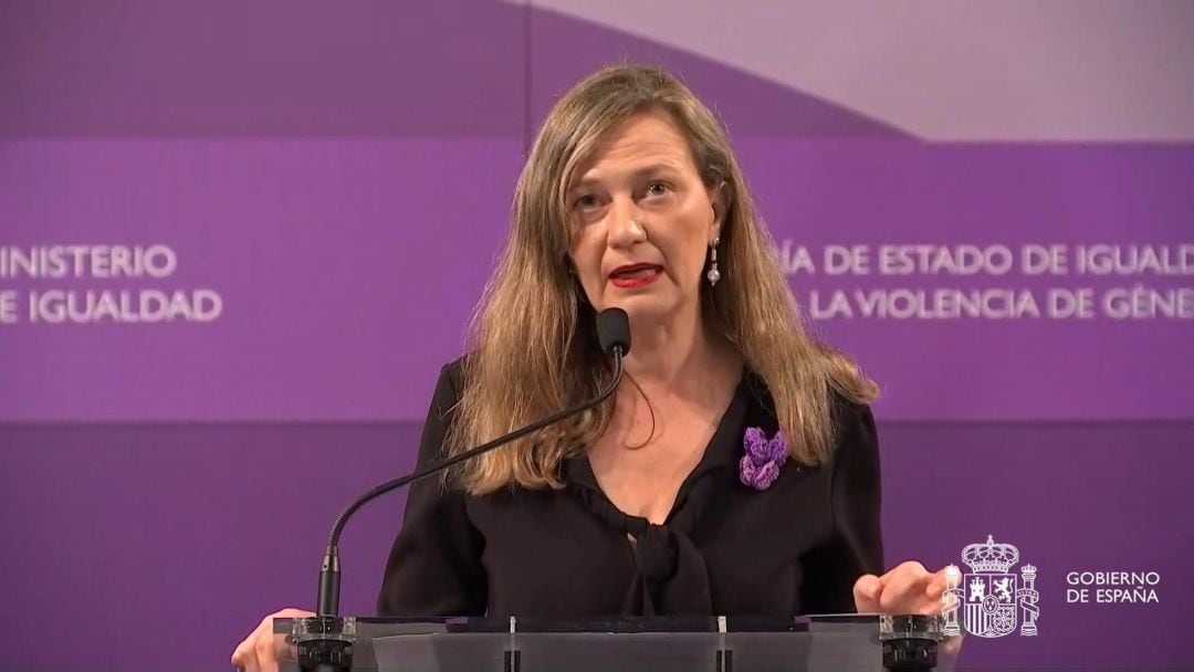 La delegada del Gobierno contra la Violencia de Género, Victoria Rosell.