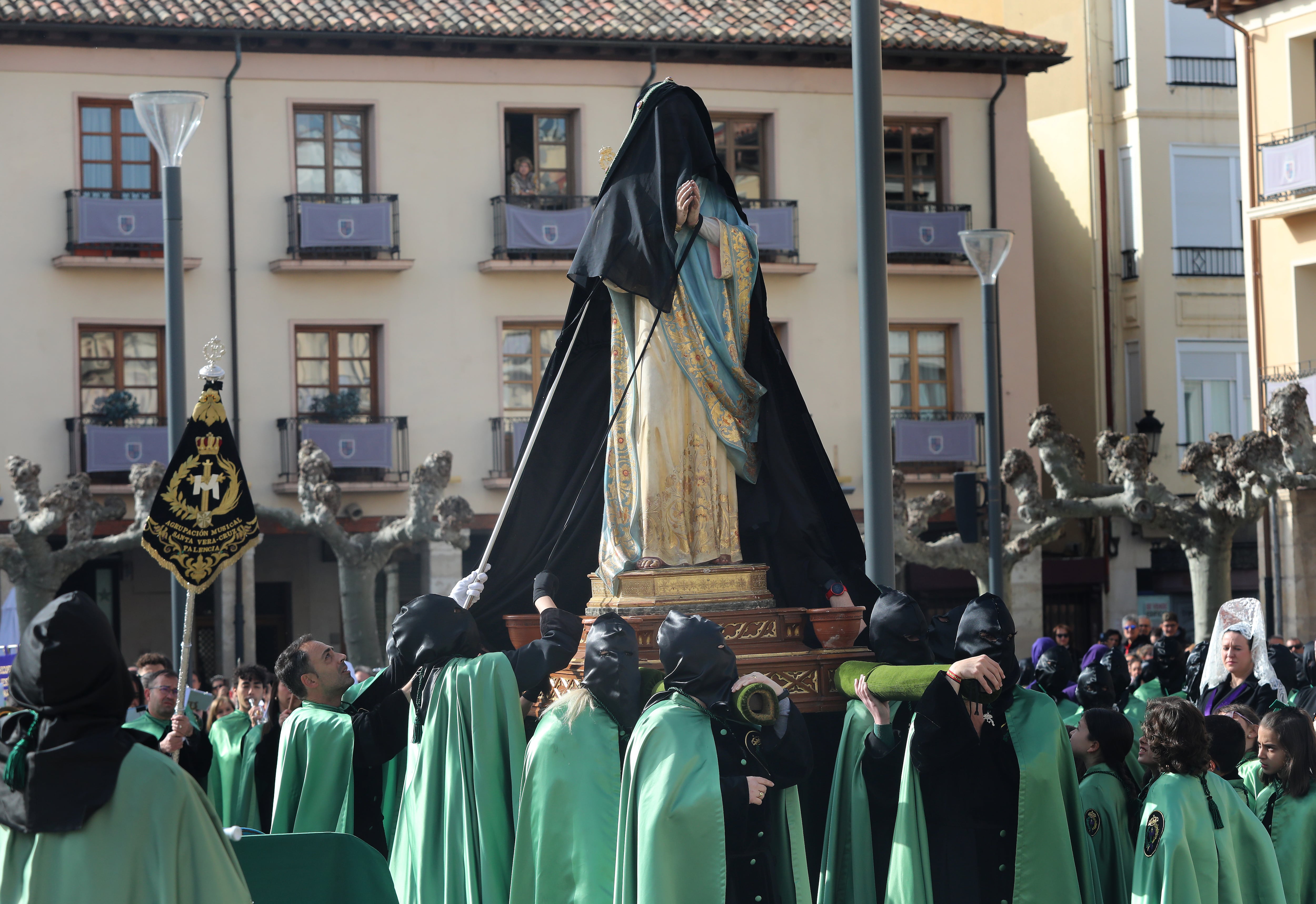 Procesión de la Virgen del Rompimiento, talla anónima de 1929