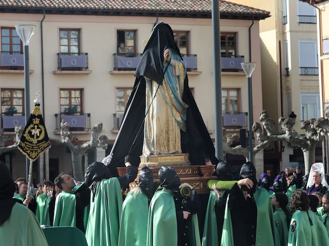 Procesión de la Virgen del Rompimiento, talla anónima de 1929