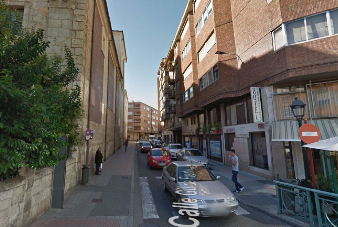 Calle Gil de Fuentes de Palencia