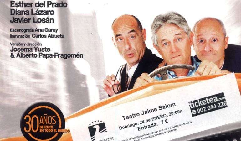 Josema Yuste regresa a los escenarios con la comedia &#039;Taxi&#039;, que se representa el domingo