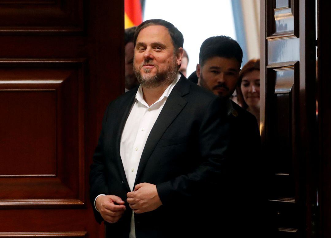 El exvicepresidente de la Generalitat, Oriol Junqueras 