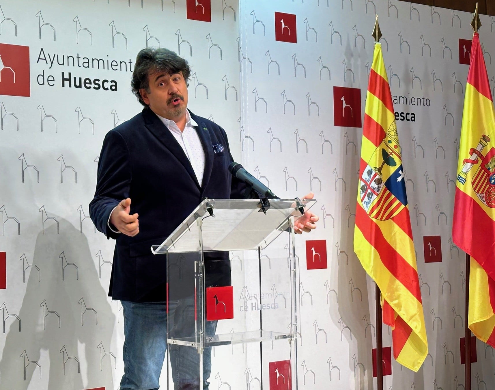 José Luis Rubió, portavoz de Vox en el Ayuntamiento de Huesca