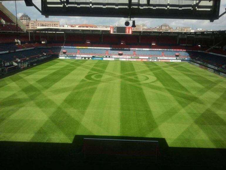 Imagen del estadio del Sadar, campo del club atlético Osasuna