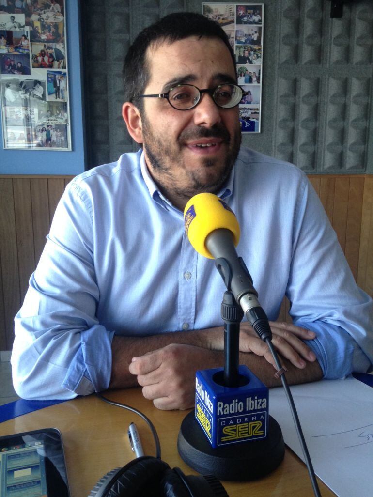 Imagen de archivo de Vicenç Vidal en Radio Ibiza