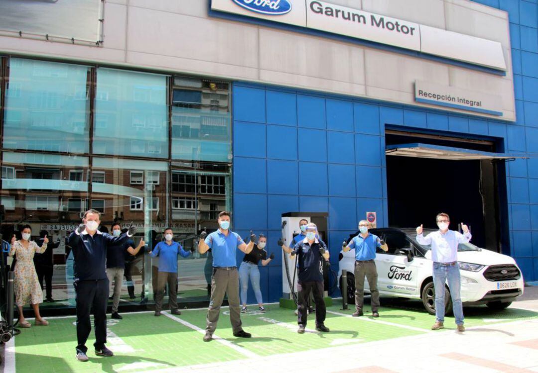 Entrada de Ford Garum Motor en Málaga