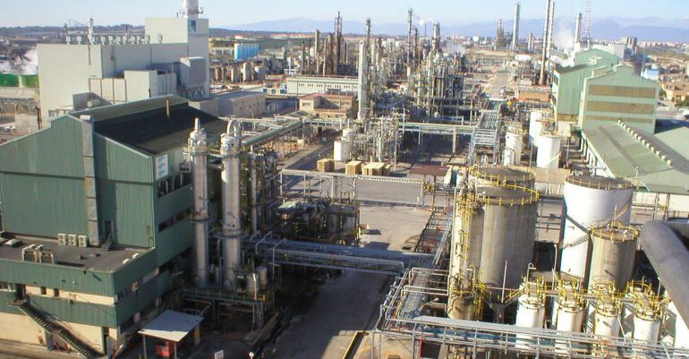 Imatge de la planta de NITRICOMAX, antiga ERCROS, a Tarragona. 
