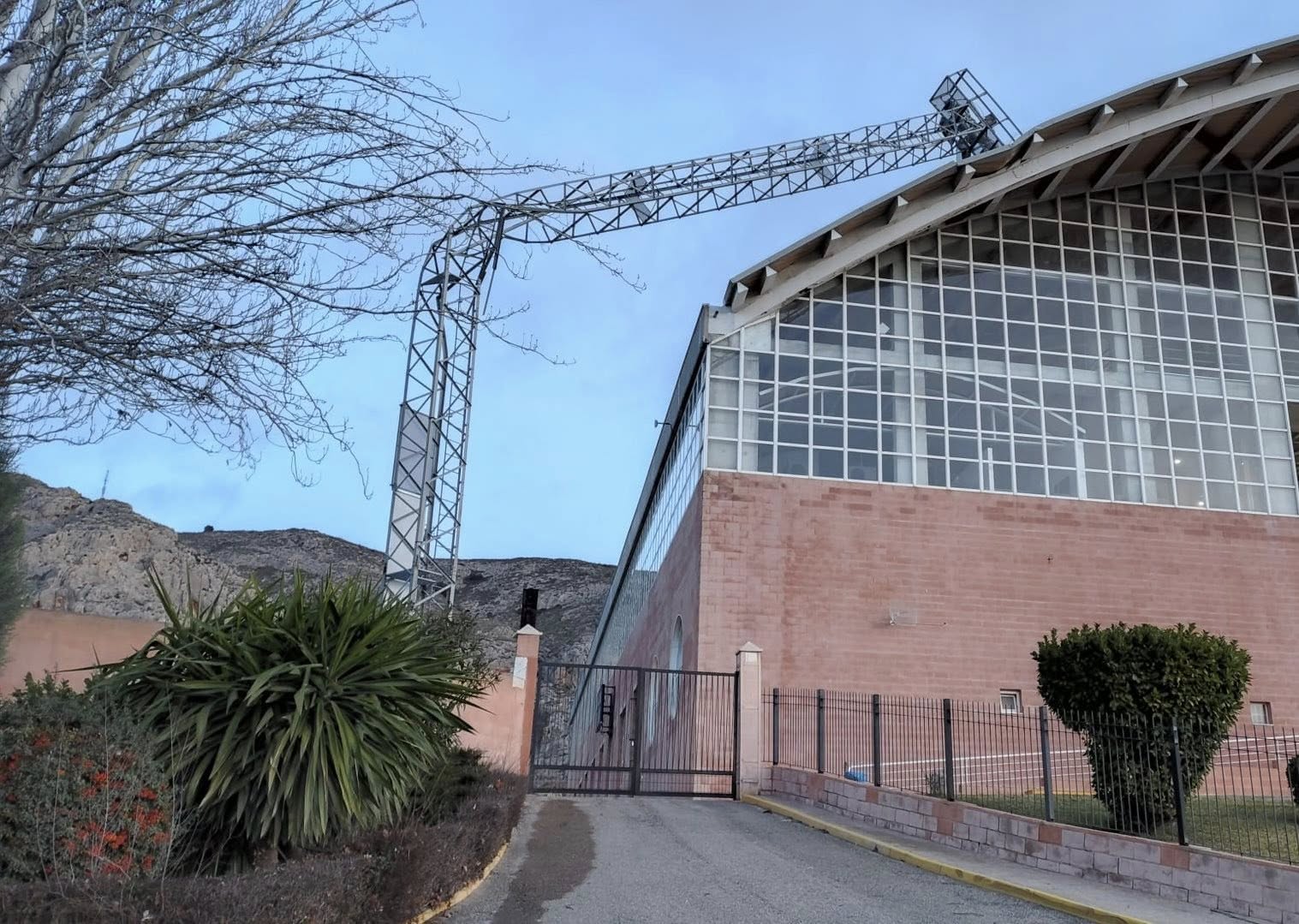 Efectos del viento en el Polideportivo de Villena